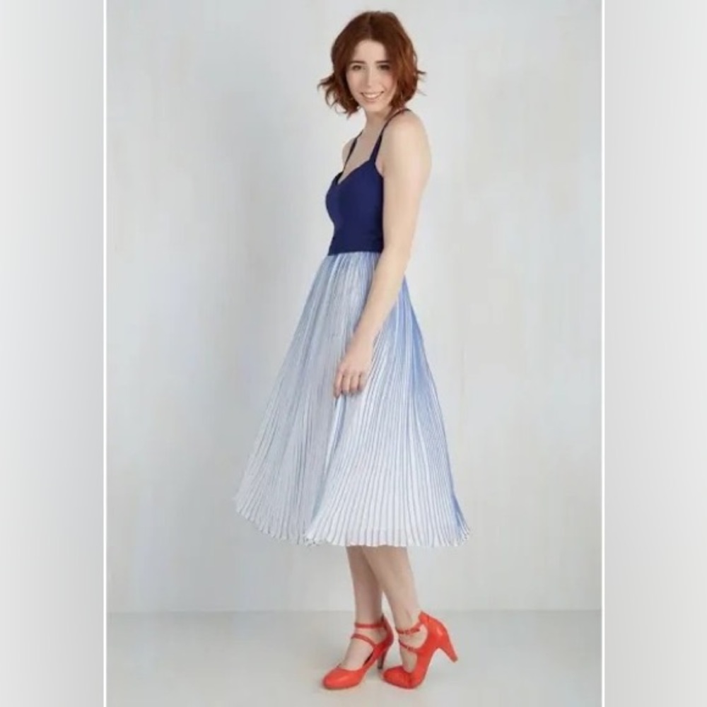 ModCloth | You Swish! Dress in Blue | Size XS